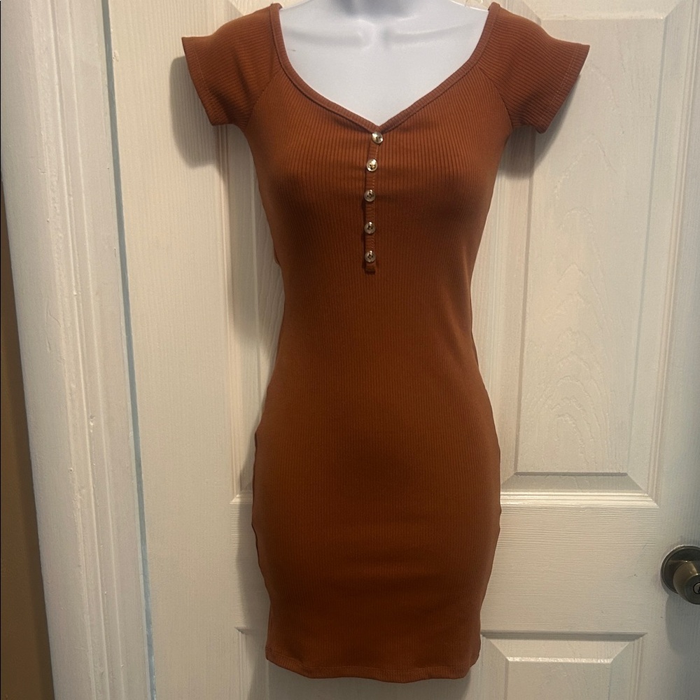 Women's Rust Mini Dress